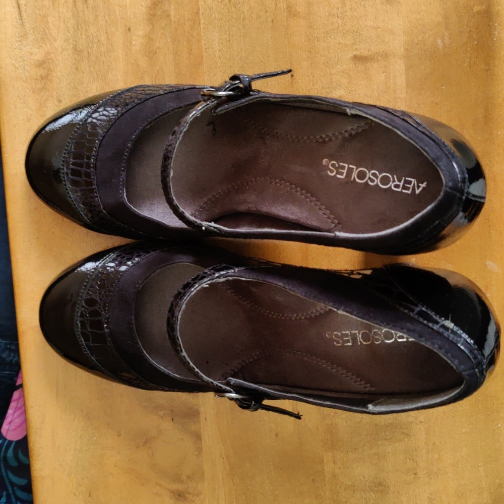 Aerosoles Roller Rink Mary Jane's Comfort Shoes Size 8.5 - Picture 6 of 11